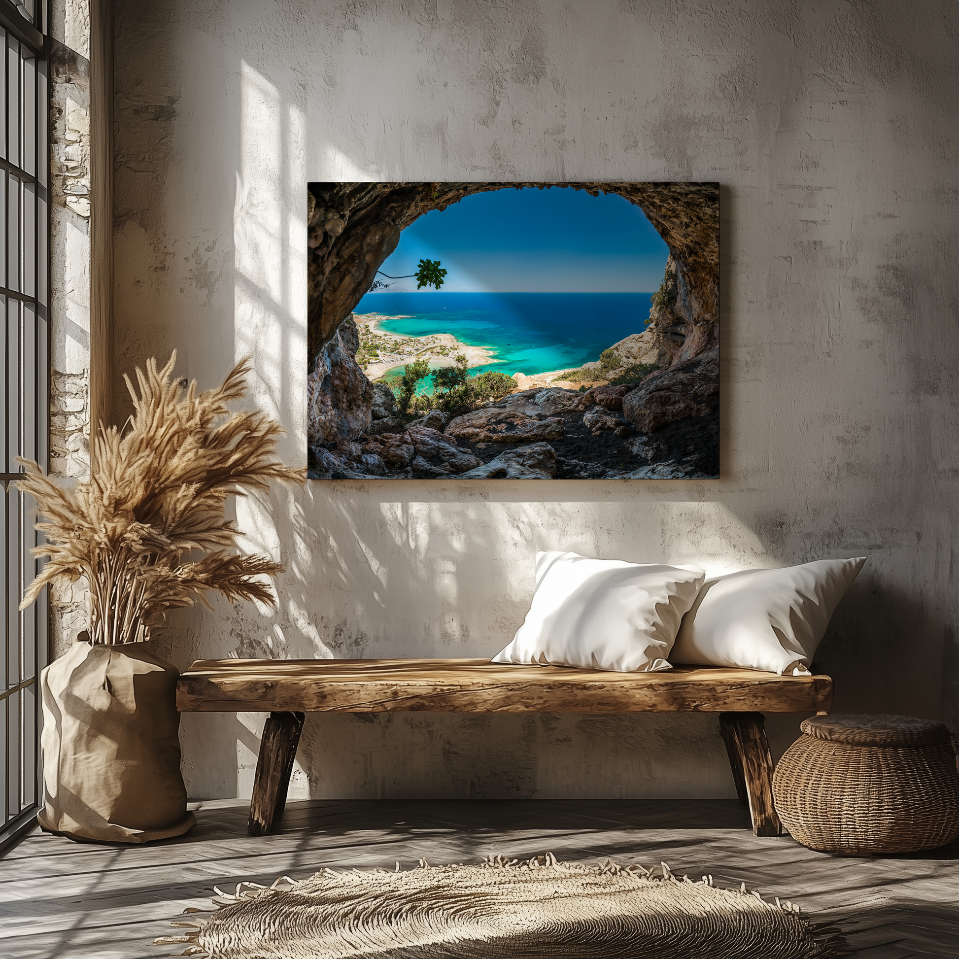 Window to the sea - Canvas - Arthena