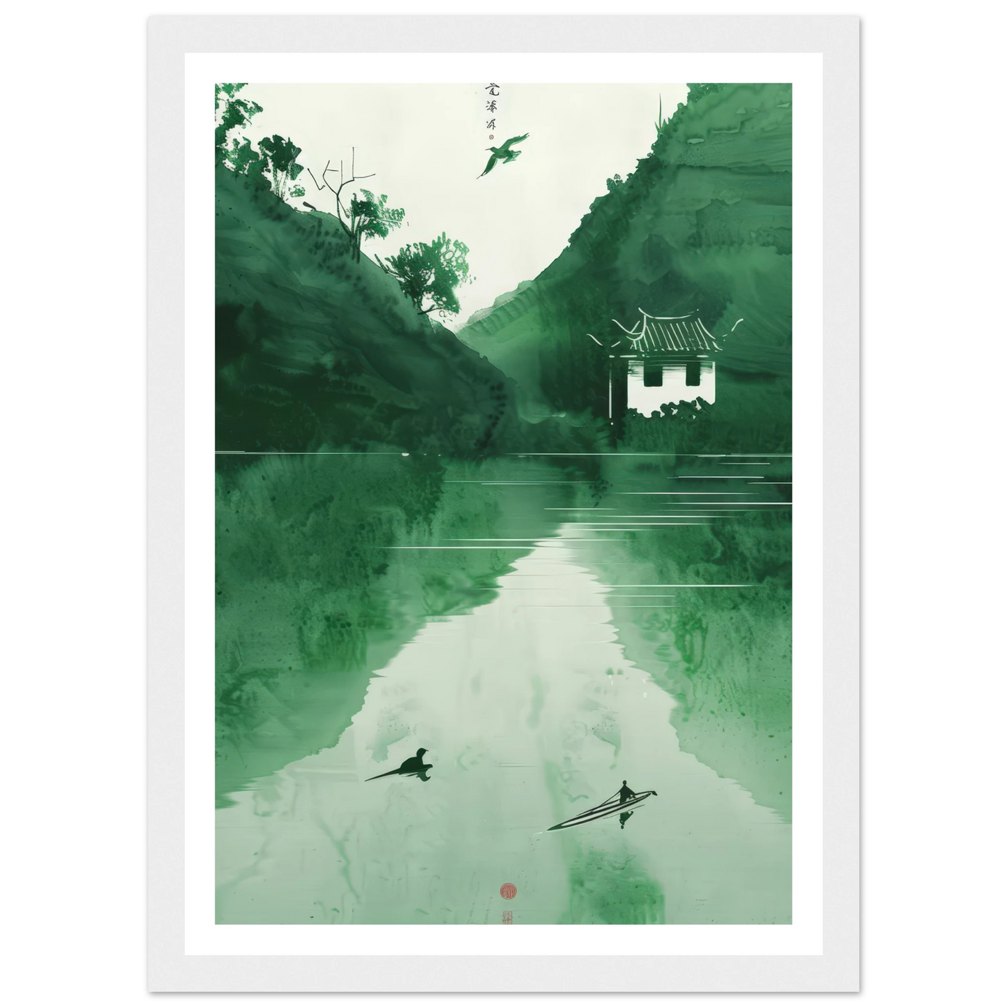 The green mirror - Poster - Arthena