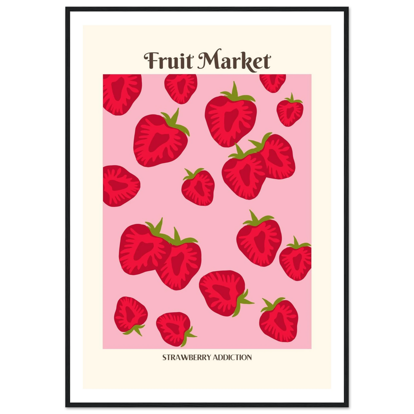 Fruit Market Strawberry - Poster - Arthena