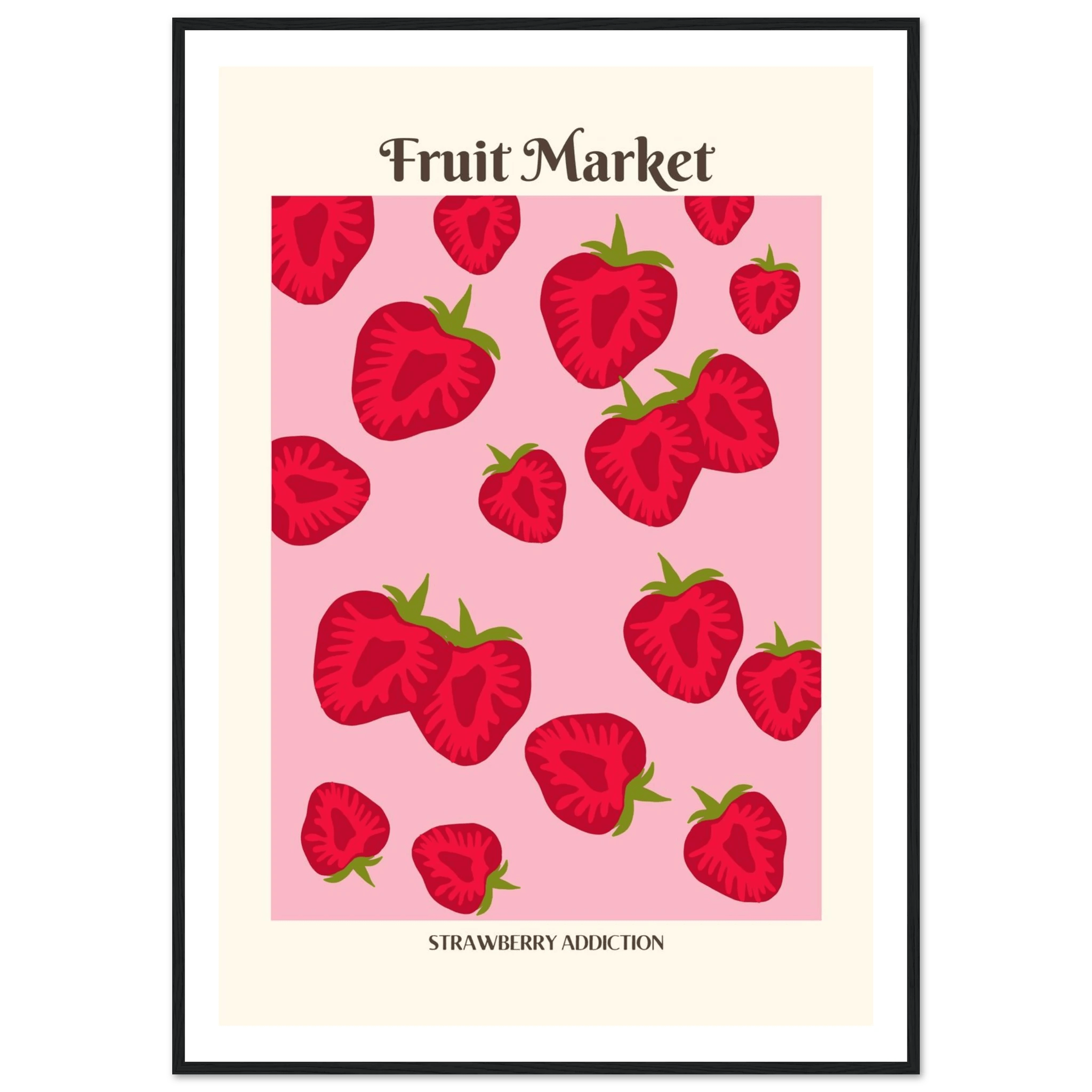 Fruit Market Strawberry - Poster - Arthena