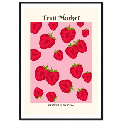 Fruit Market Strawberry - Poster - Arthena