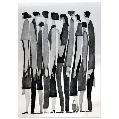 Silent Crowd - Poster - Arthena