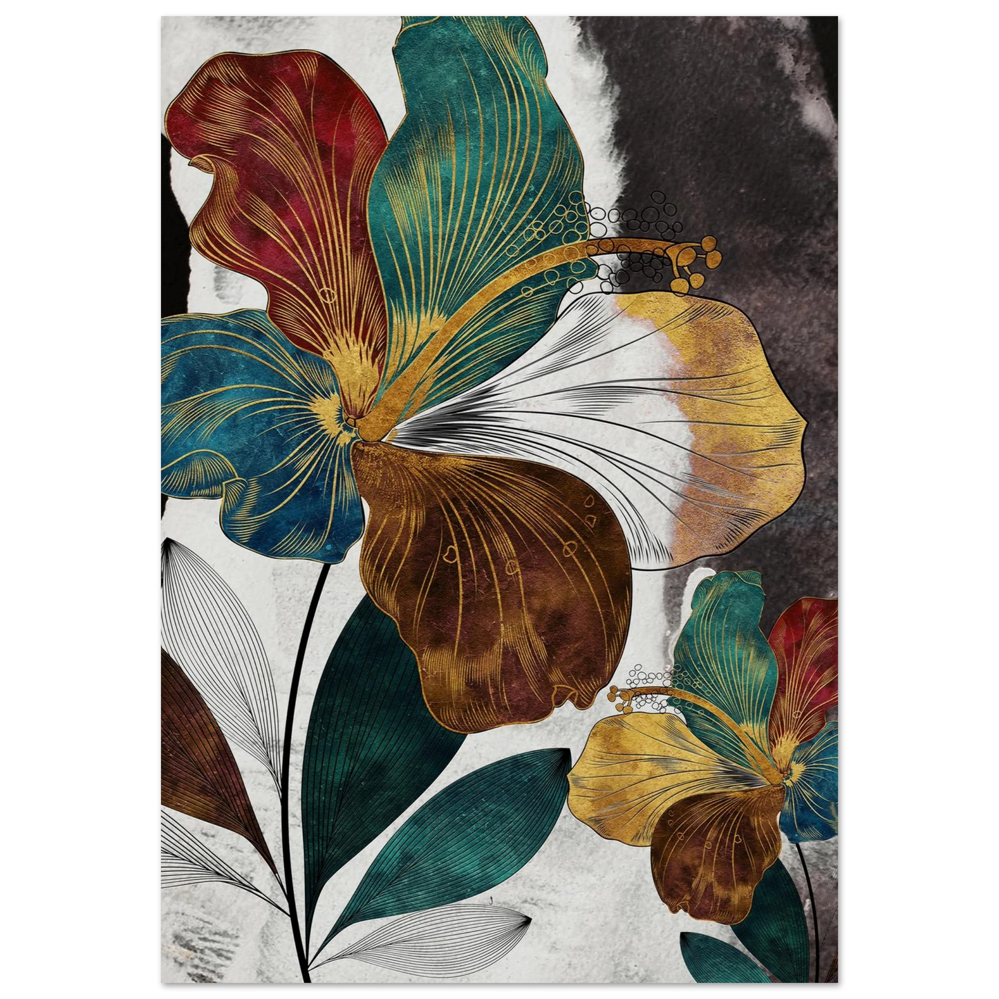 Golden Bloom Symphony - Poster - Arthena