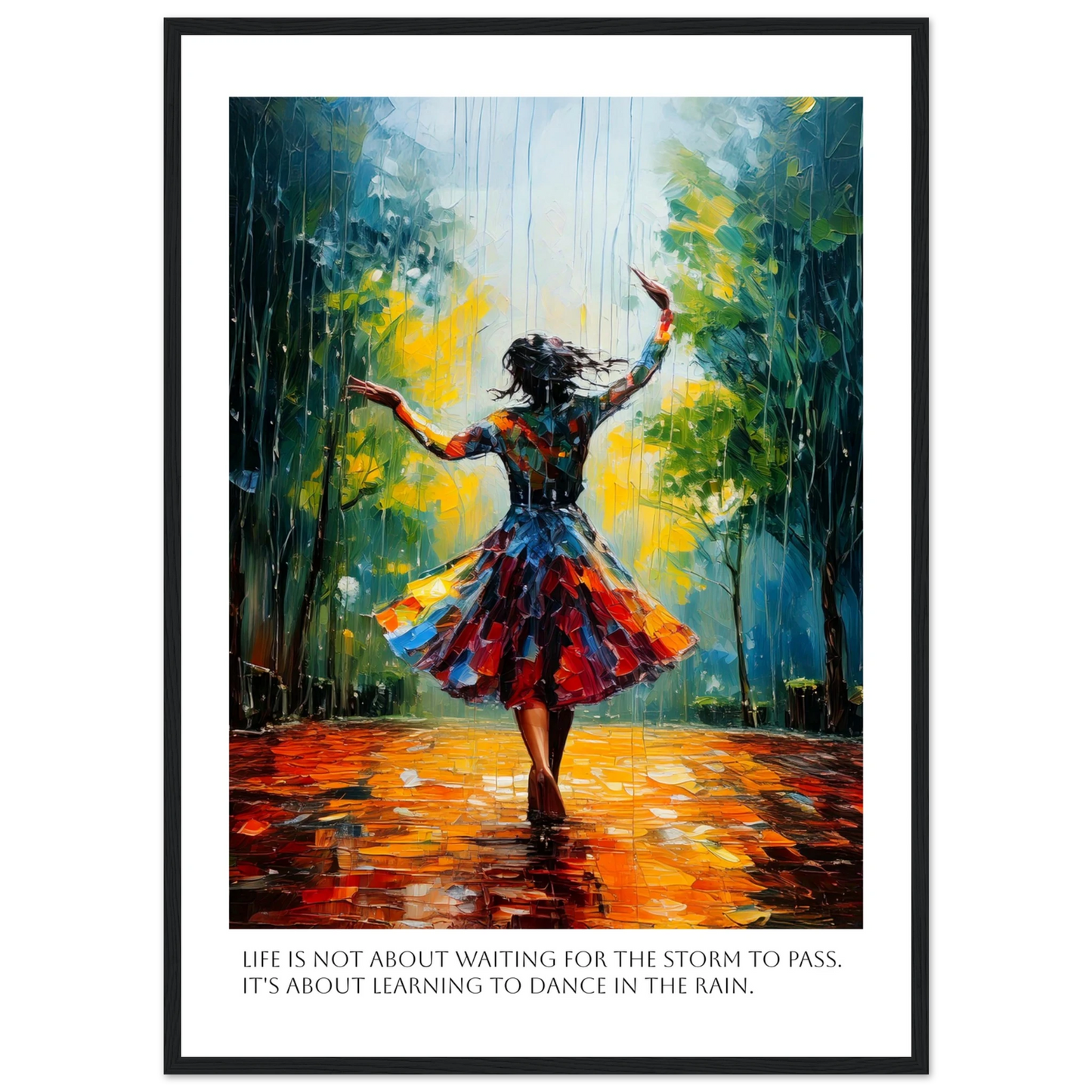 Dance in the color storm - Poster - Arthena
