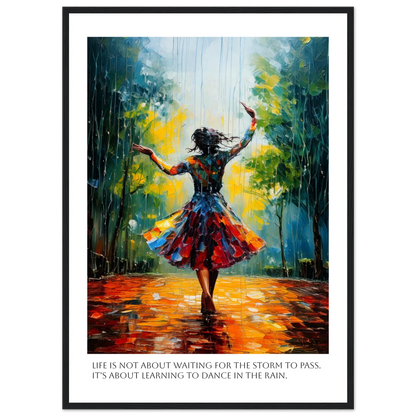 Dance in the color storm - Poster - Arthena