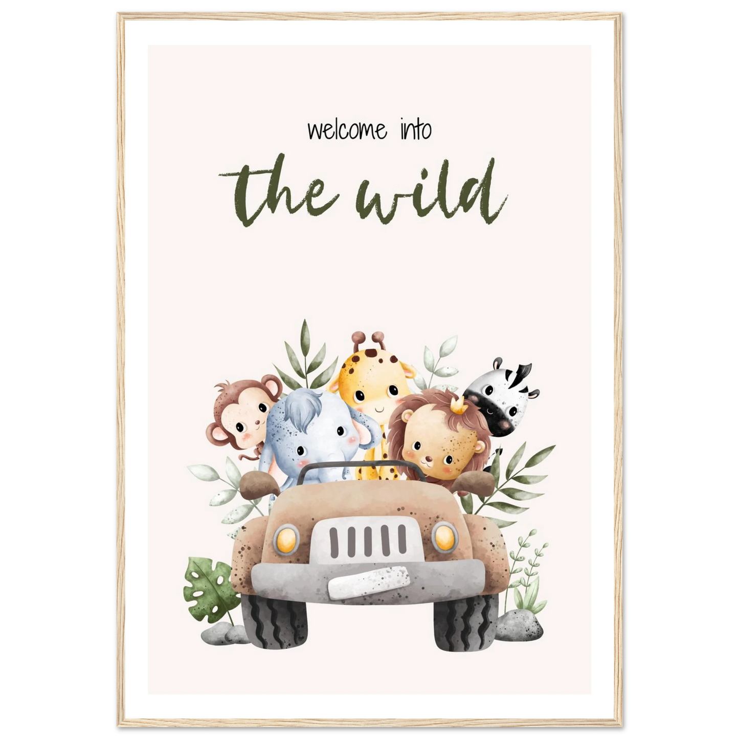Welcome into the wild - Poster - Arthena