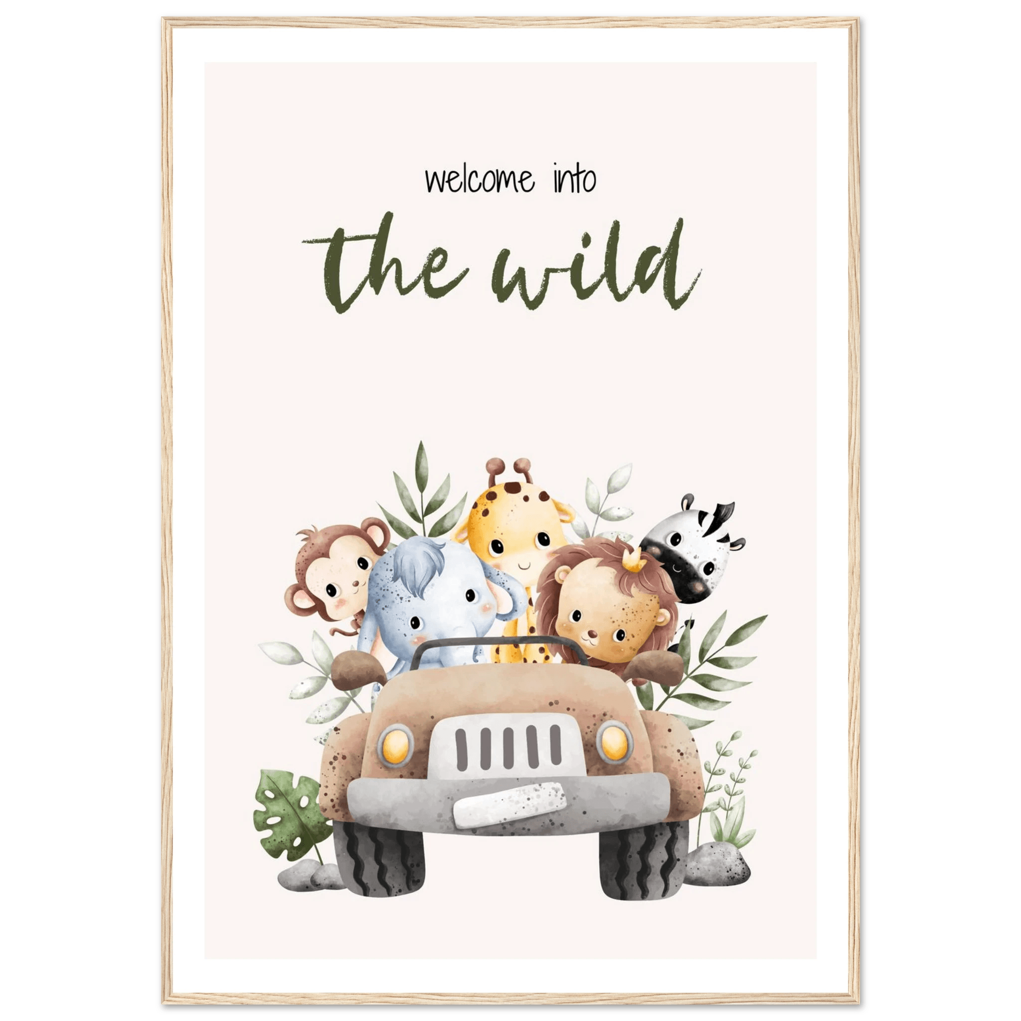 Welcome into the wild - Poster - Arthena