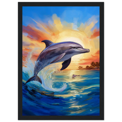 Happy Dolphine - Poster - Arthena