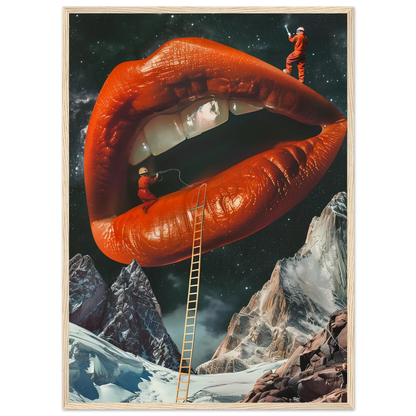 Lip Construction - Poster - Arthena