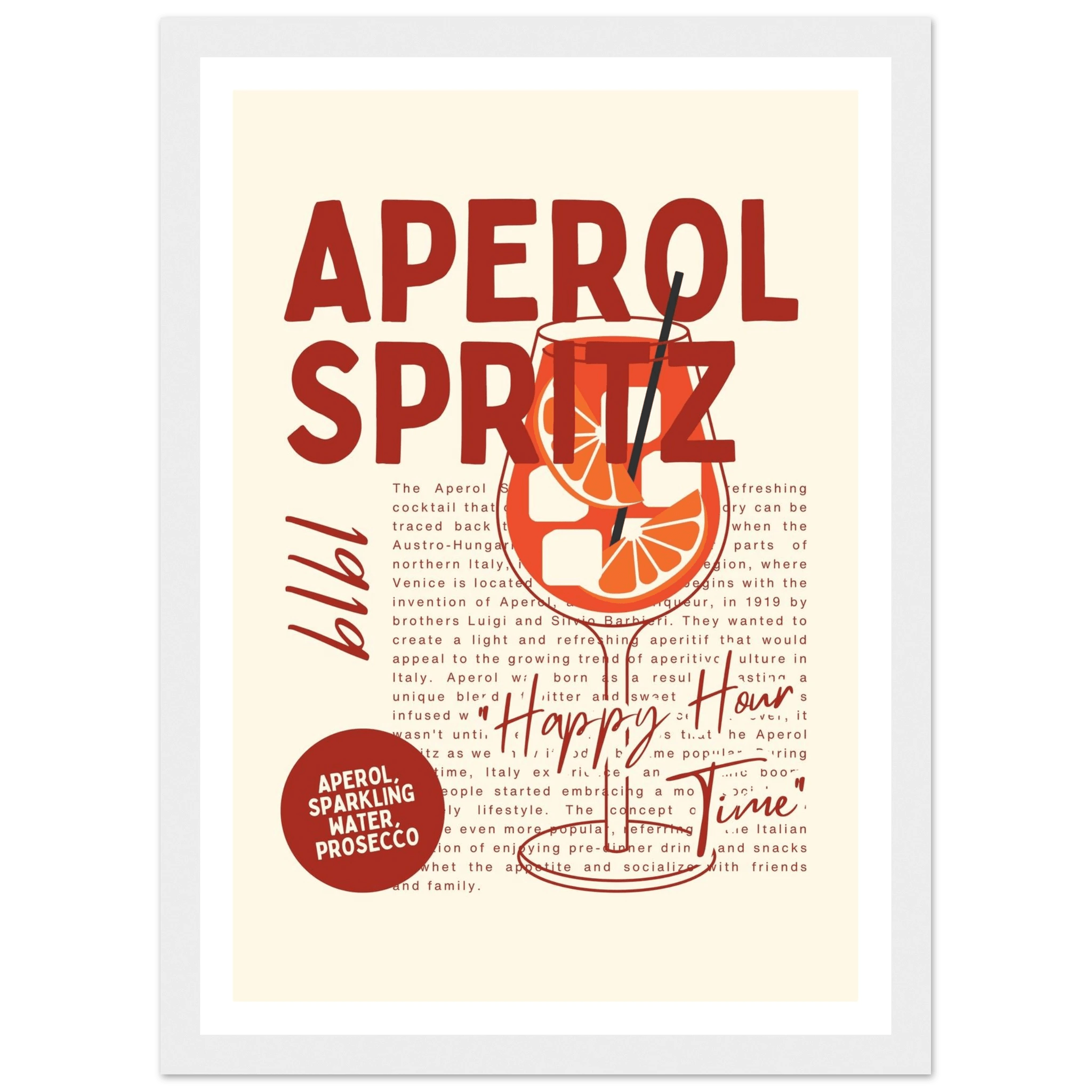 Aperol Spritz 1919 - Poster - Arthena