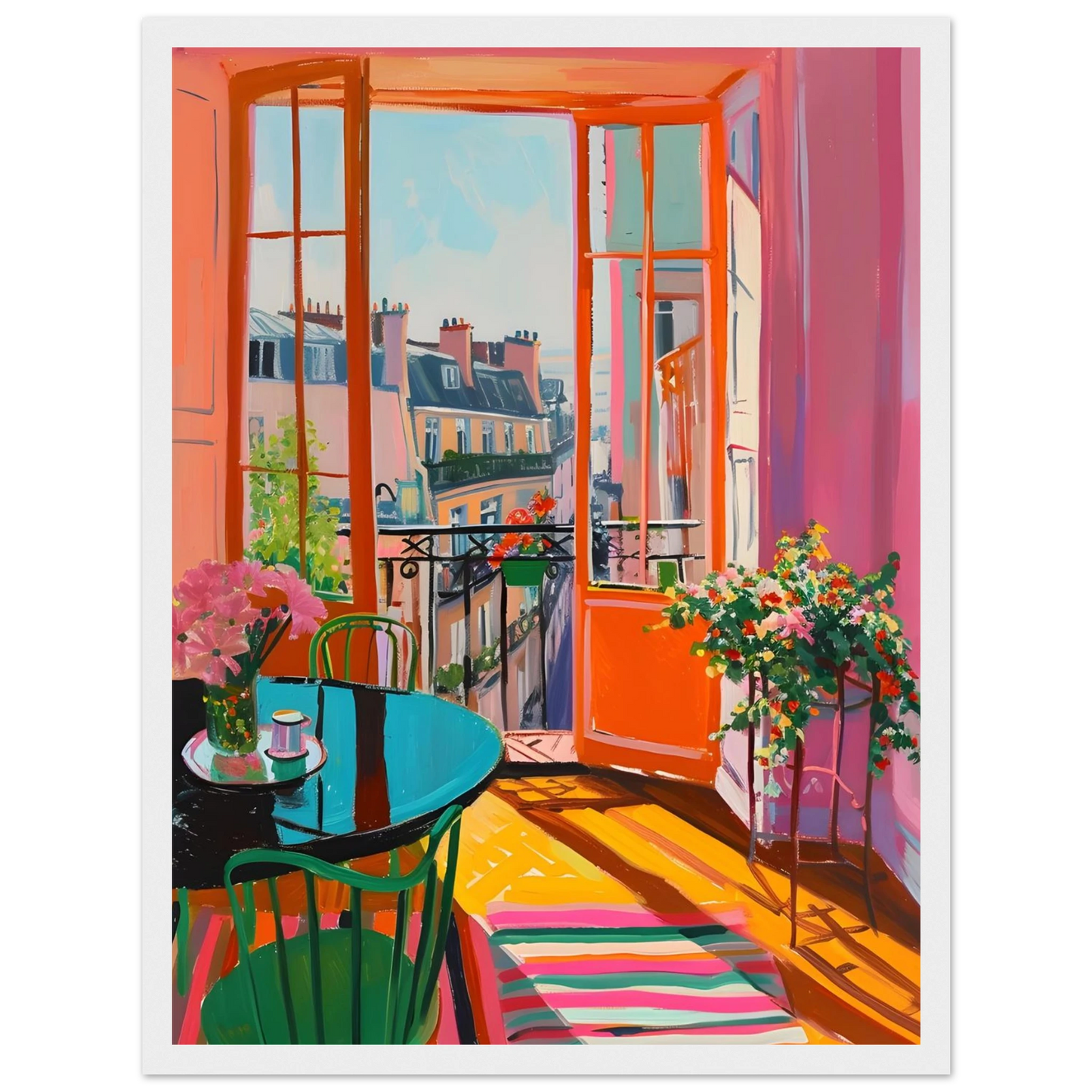 Parisian Morning View - Poster - Arthena