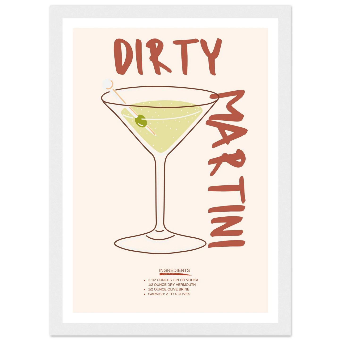 Dirty Martini - Poster - Arthena