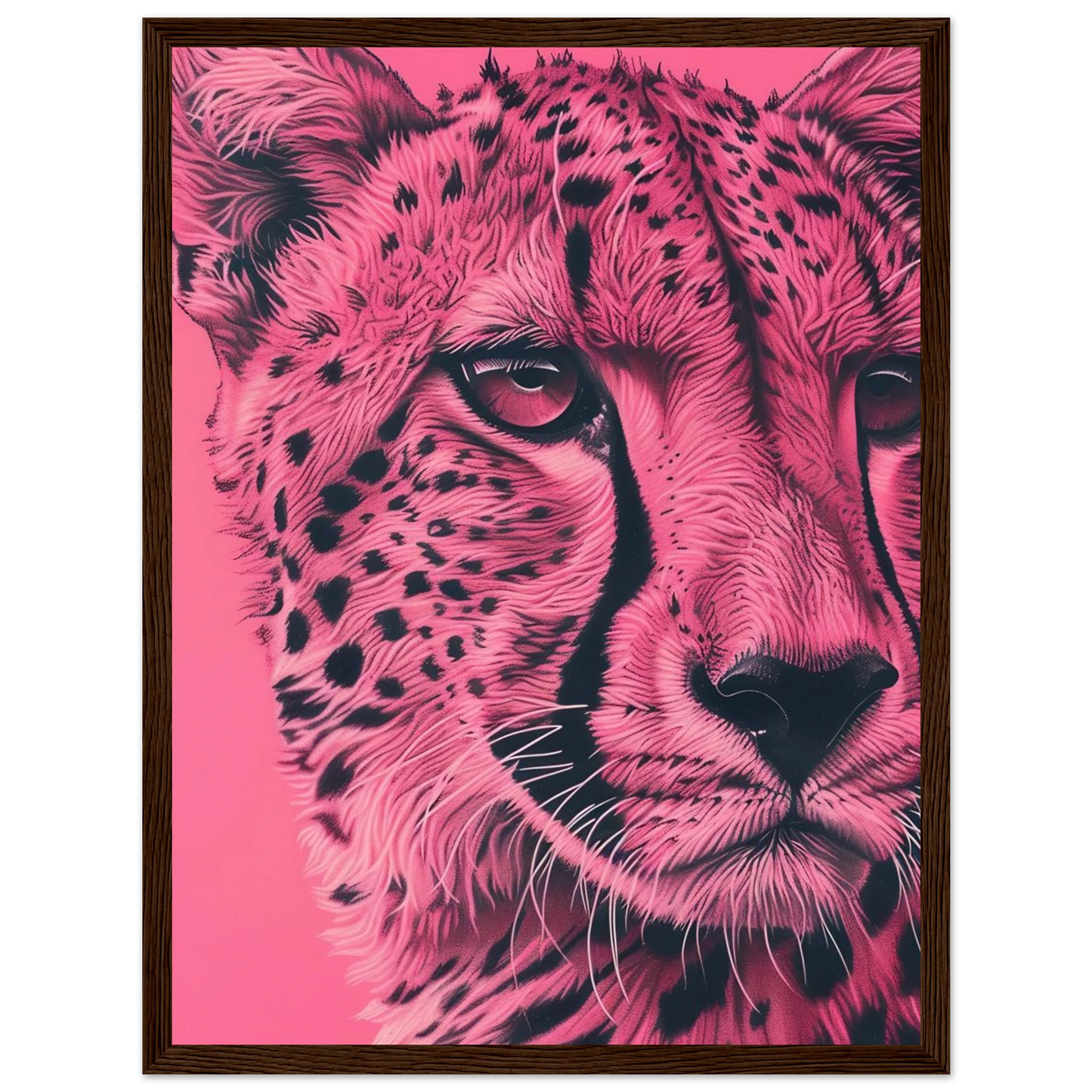 A Pink Cheetah - Poster - Arthena