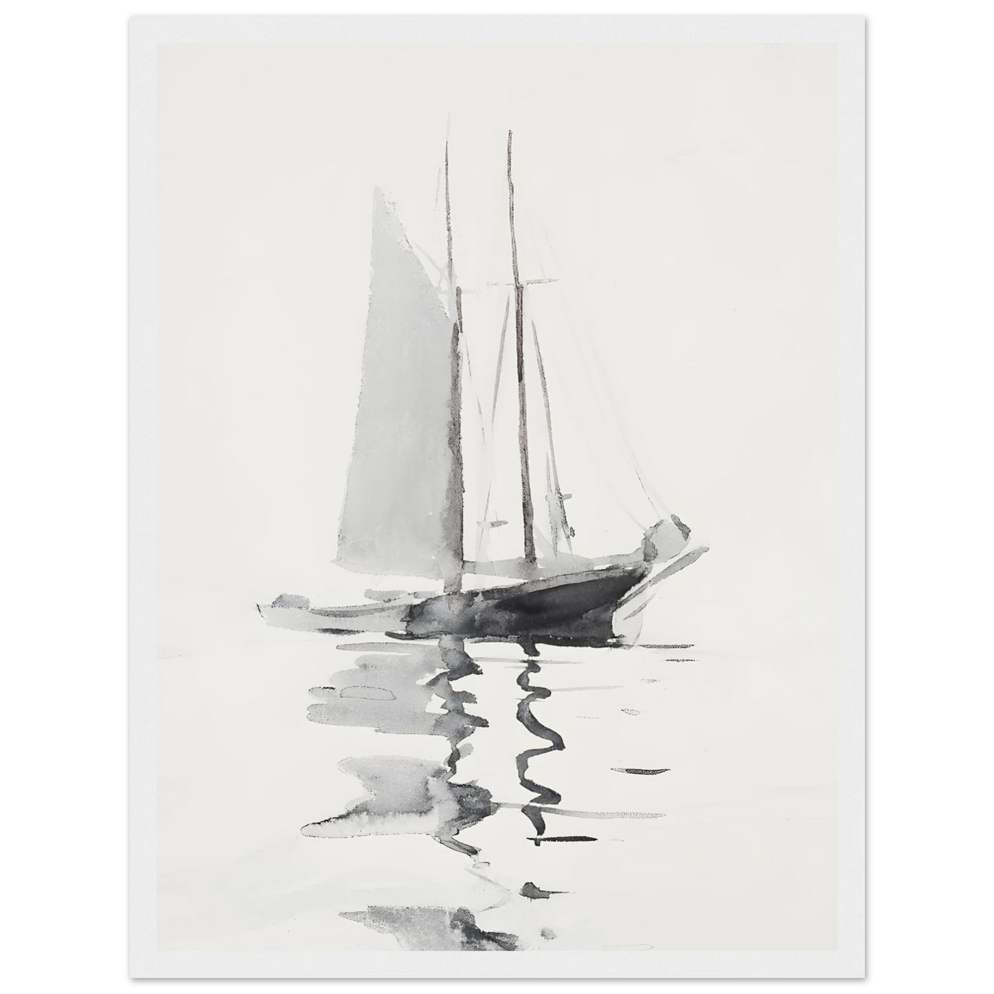 Abstract boat - Poster - Arthena