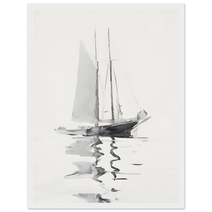 Abstract boat - Poster - Arthena