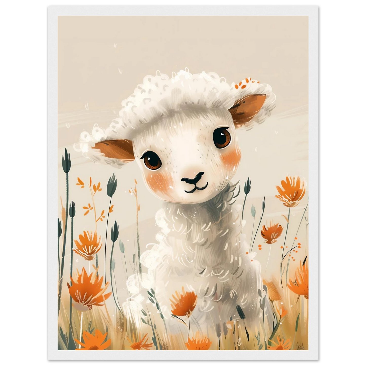 Baby Lamb - Poster - Arthena