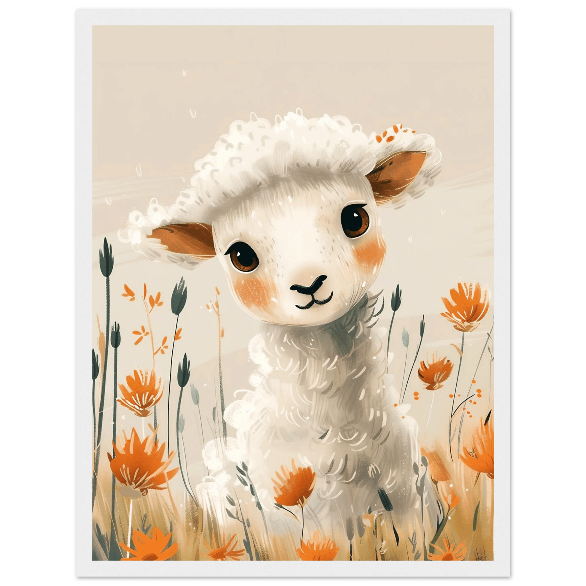 Baby Lamb - Poster - Arthena