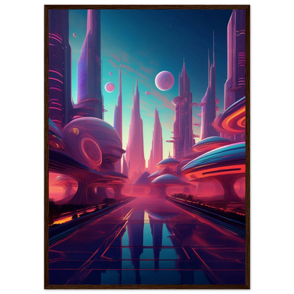 Neon Horizons - Poster - Arthena