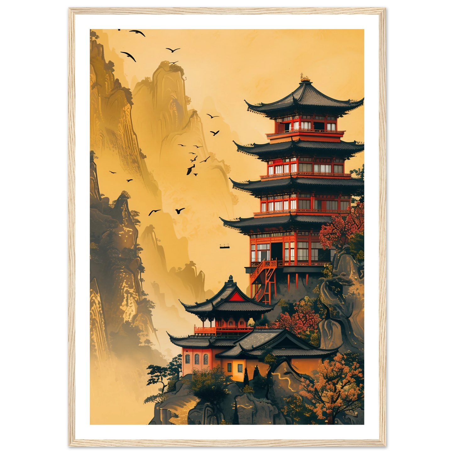 Temple of Tranquility - Poster - Arthena