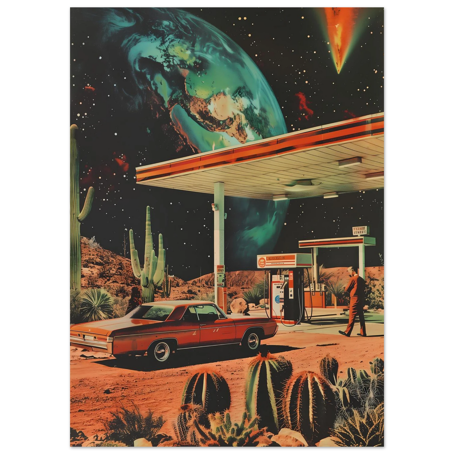 Interstellar Pit Stop - Poster - Arthena