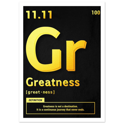 Greatness - Poster - Arthena