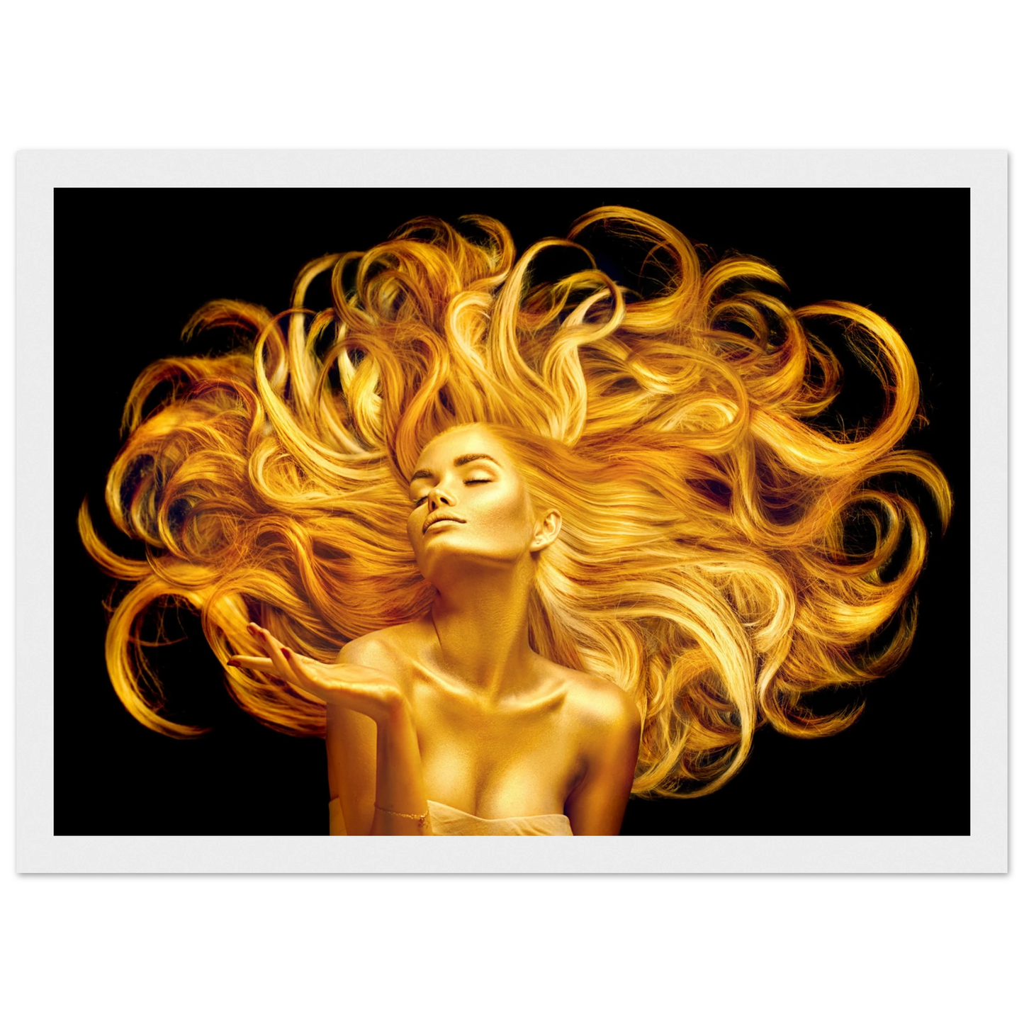 Golden Flow - Poster - Arthena