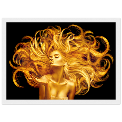 Golden Flow - Poster - Arthena