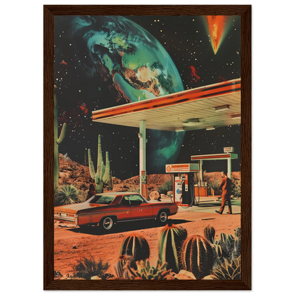 Interstellar Pit Stop - Poster - Arthena