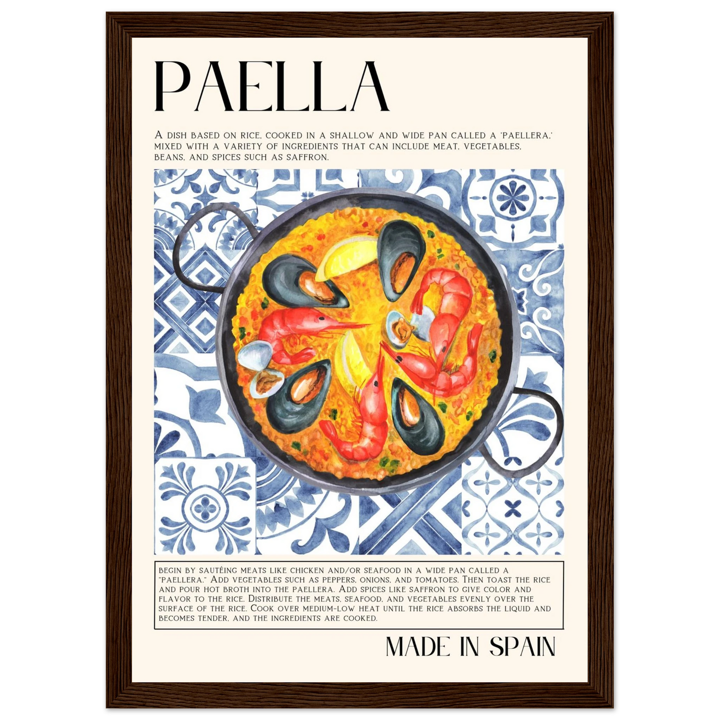 Paella - Poster - Arthena