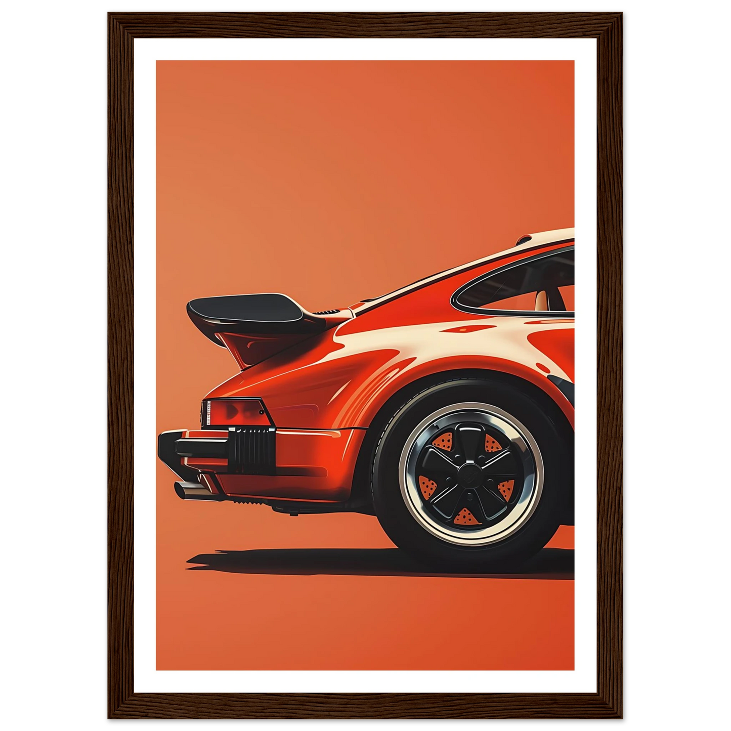 Retro Car - Poster - Arthena