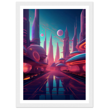 Neon Horizons - Poster - Arthena