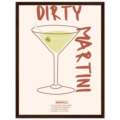 Dirty Martini - Poster - Arthena