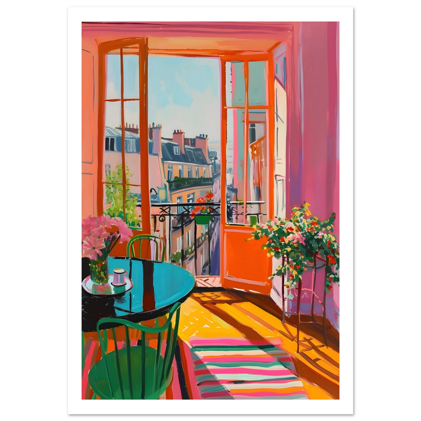 Parisian Morning View - Poster - Arthena