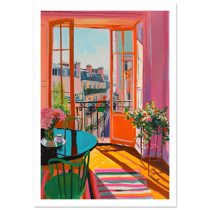 Parisian Morning View - Poster - Arthena