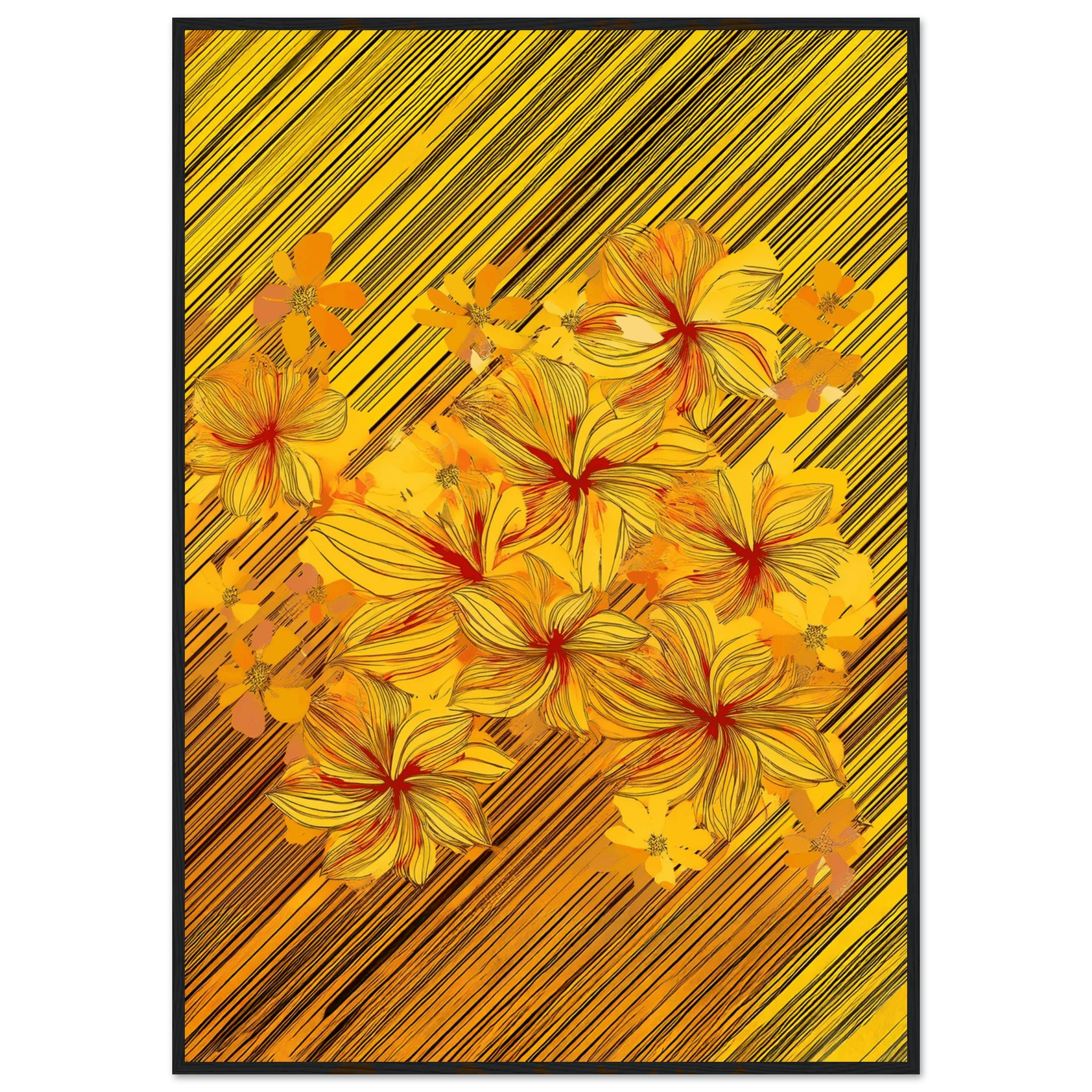 Golden Blossoms - Poster - Arthena