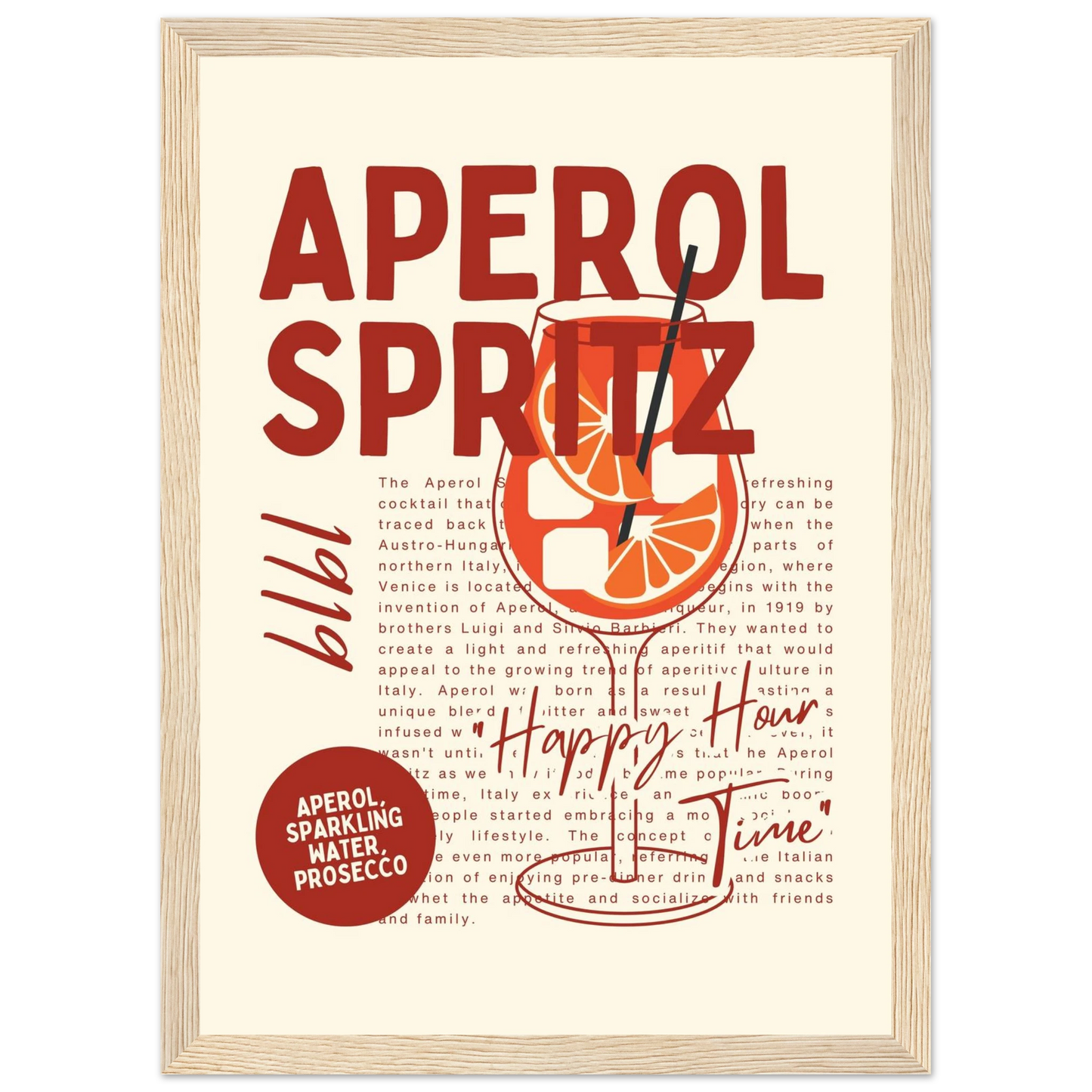 Aperol Spritz 1919 - Poster - Arthena