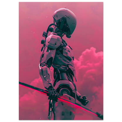 Battle Droid in the Rosy Mist - Poster - Arthena