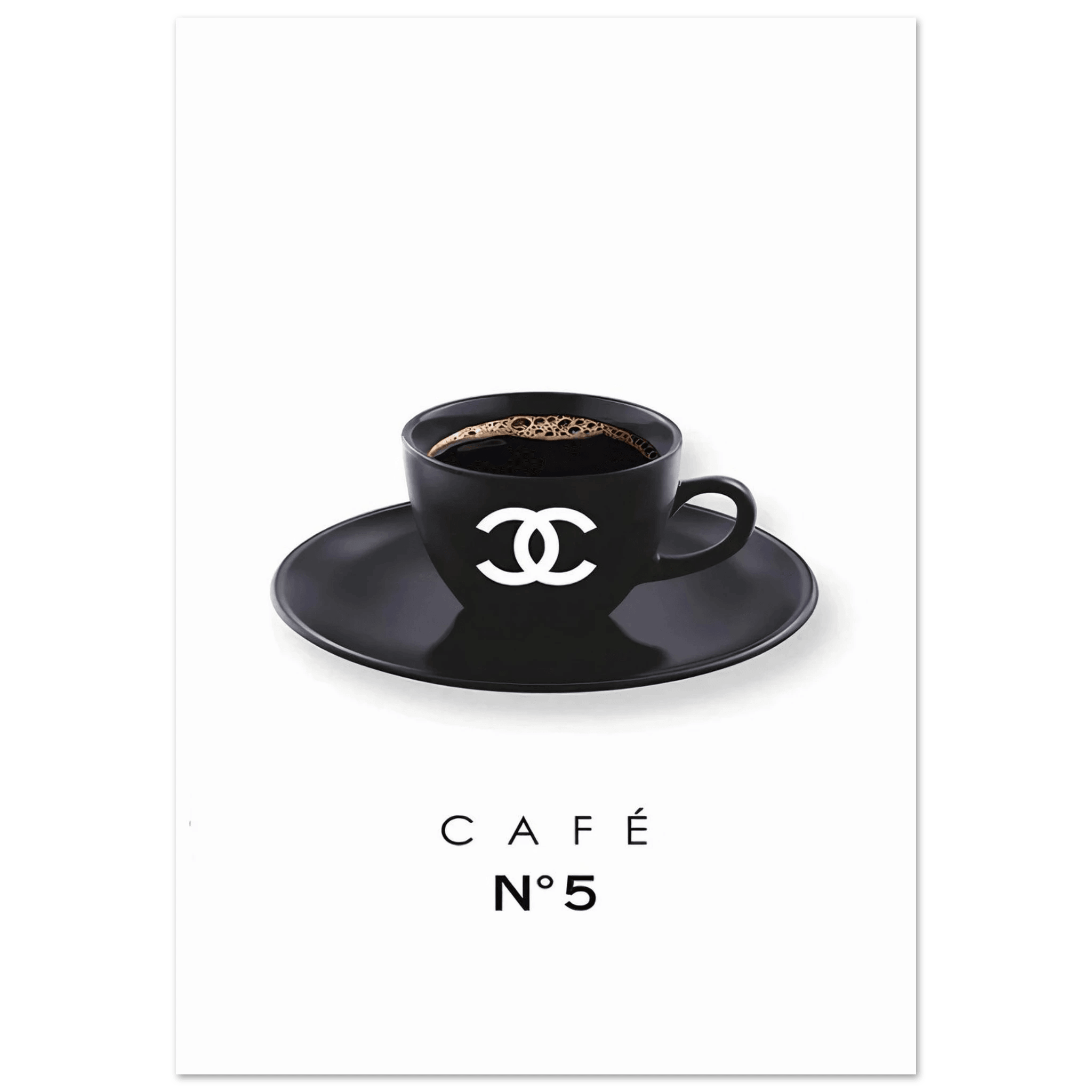 Coffee Chanel - Poster - Arthena