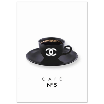 Coffee Chanel - Poster - Arthena