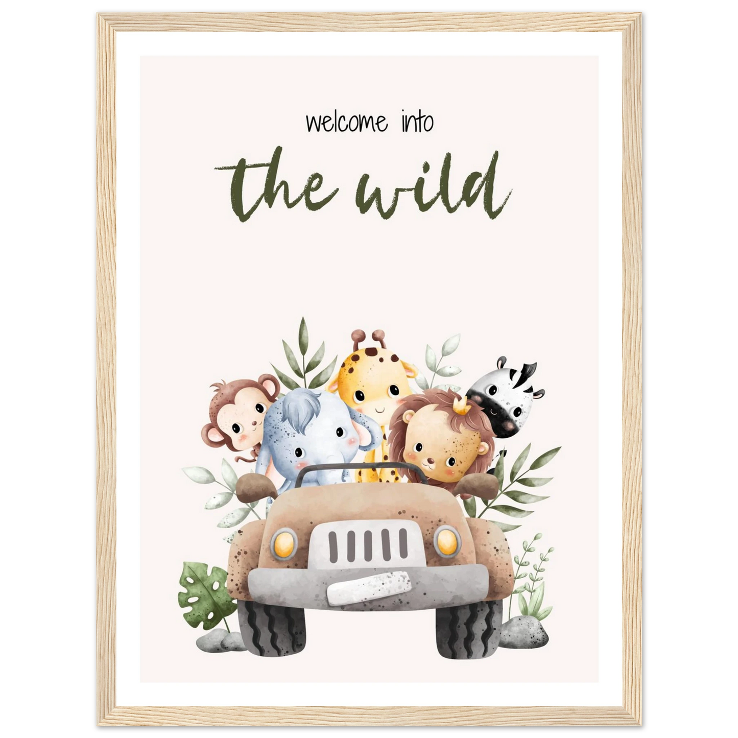 Welcome into the wild - Poster - Arthena