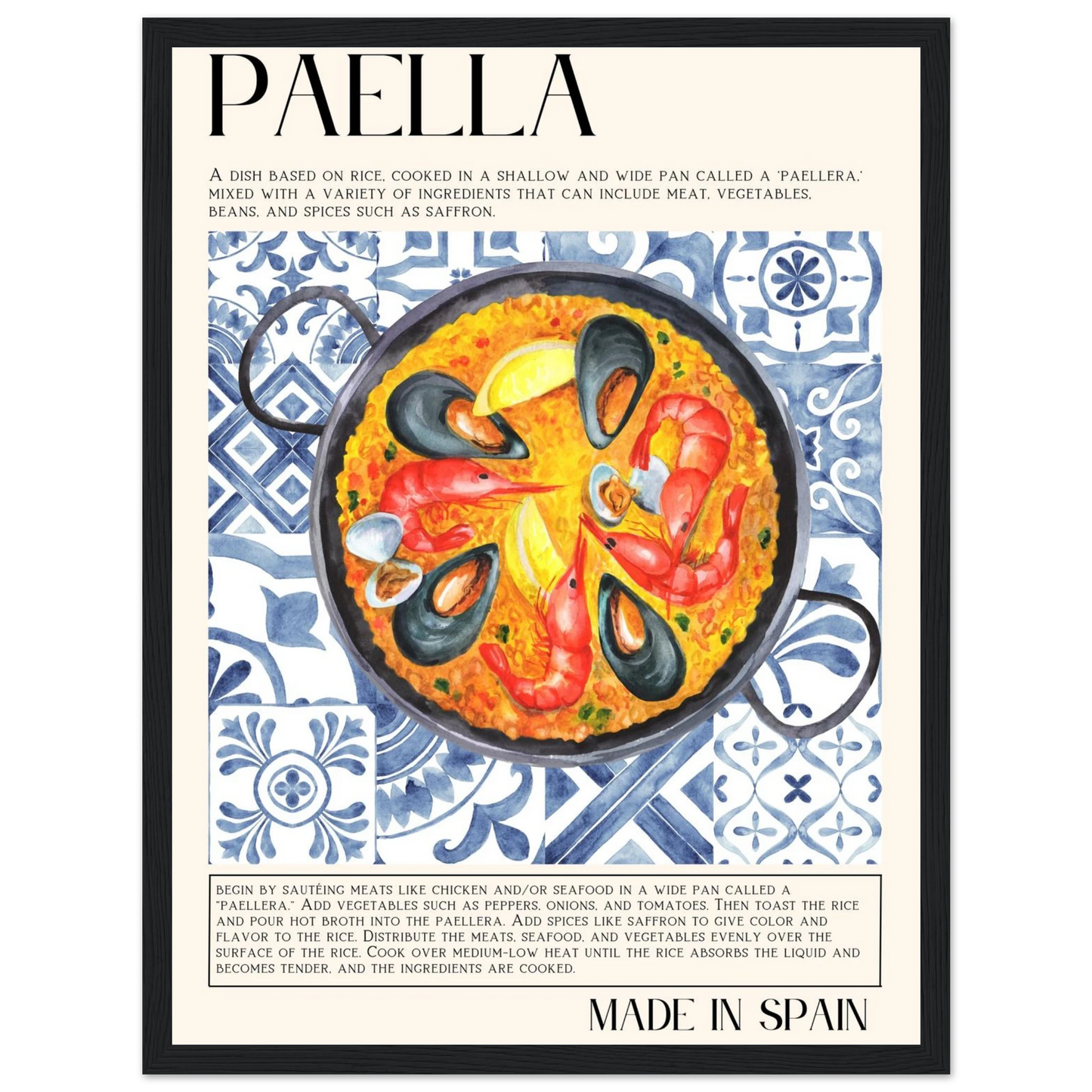 Paella - Poster - Arthena