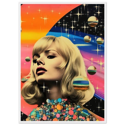 Retro Galaxy Queen - Poster - Arthena