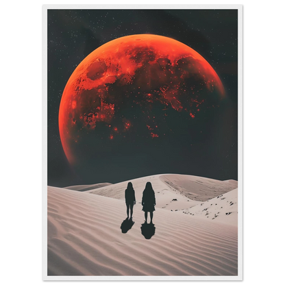 Two Gazes Towards the Unknown - Poster - Arthena
