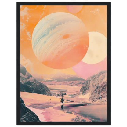Lost Wanderer Beneath Alien Suns - Poster - Arthena