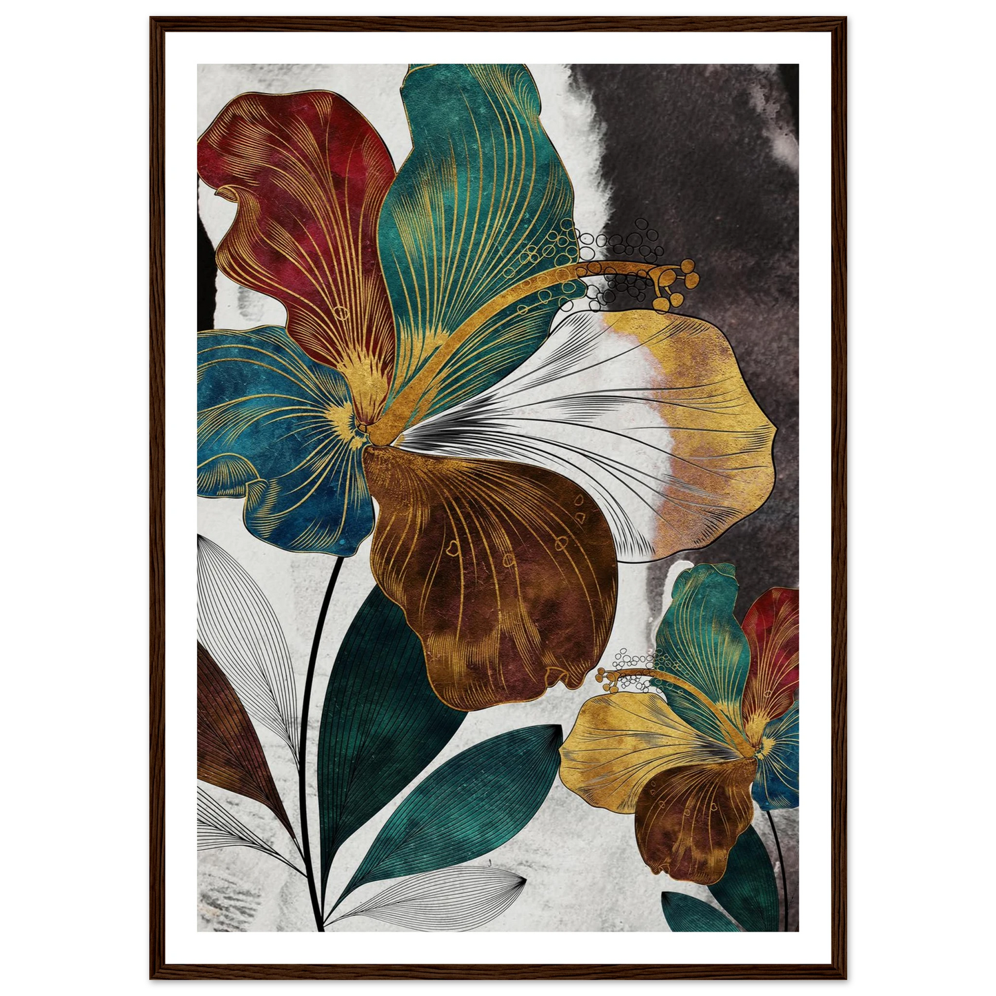 Golden Bloom Symphony - Poster - Arthena
