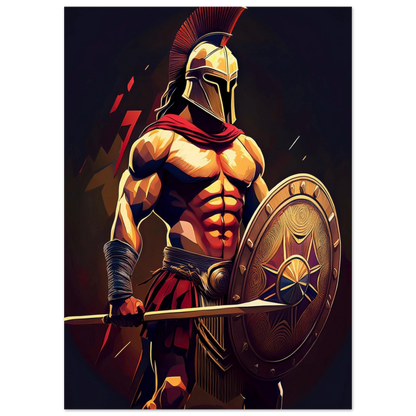 Spartan Warrior - Poster - Arthena