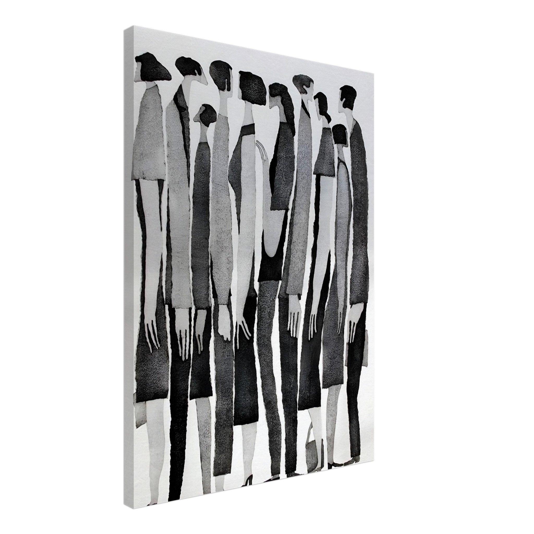 Silent Crowd - Canvas - Arthena