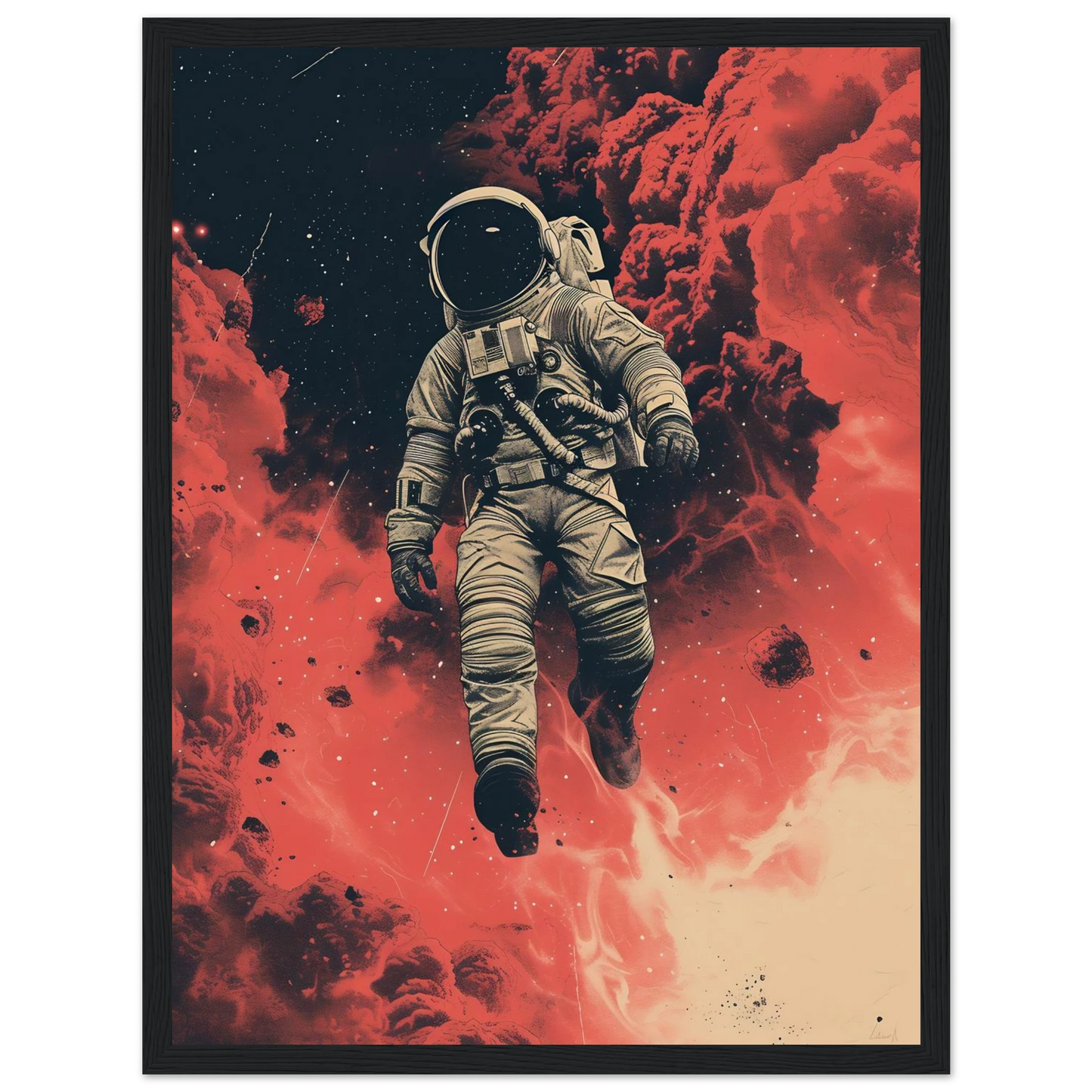 Scarlet Skies The Astronaut - Poster - Arthena