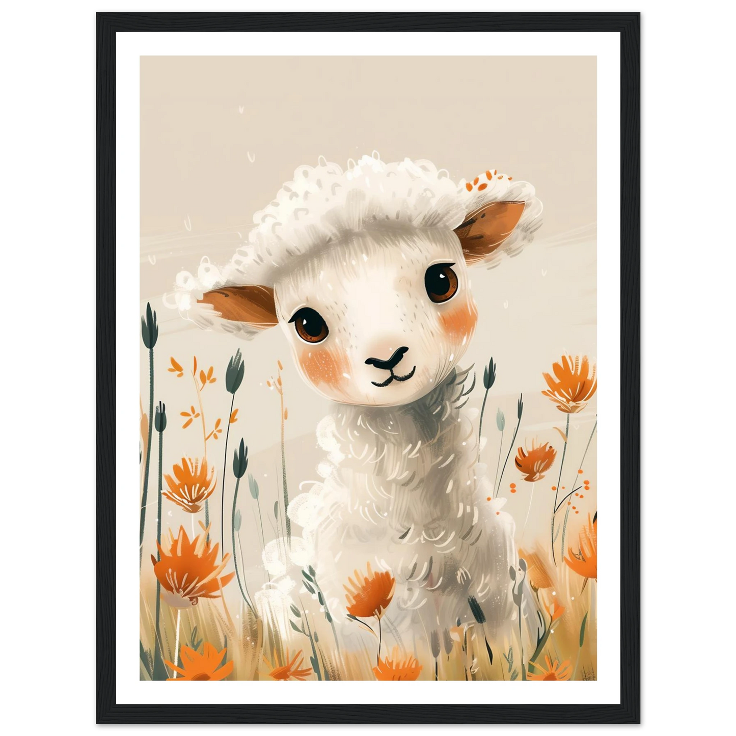 Baby Lamb - Poster - Arthena