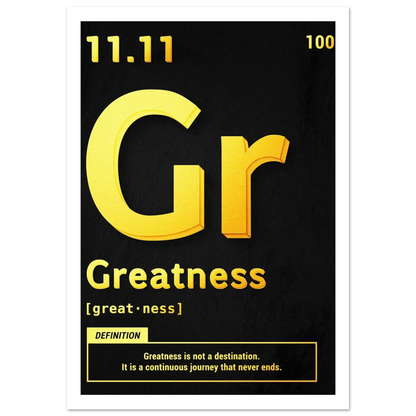 Greatness - Poster - Arthena